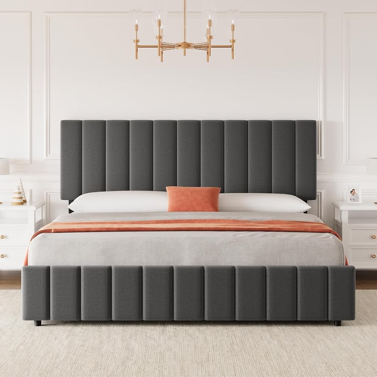 Upholstered Platform Bed