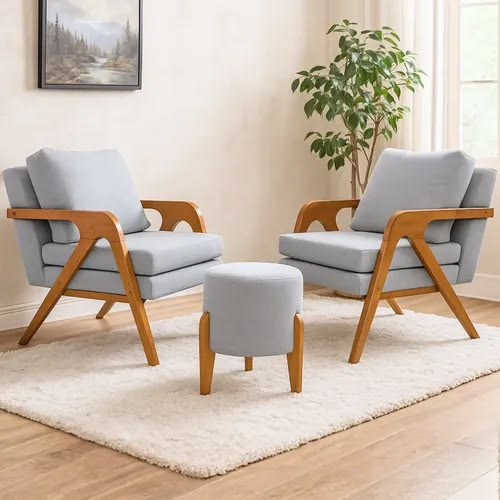 Accent set [2 accent seats+a small ottoman]