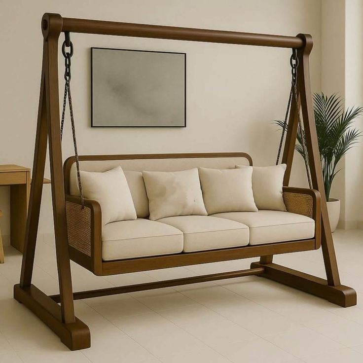 Indoor swing couch.